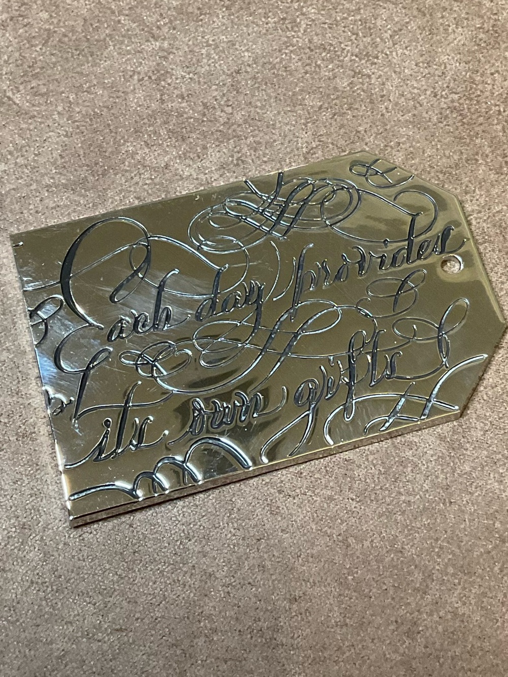 Neiman Marcus Limited Edition Metal Gift Tag